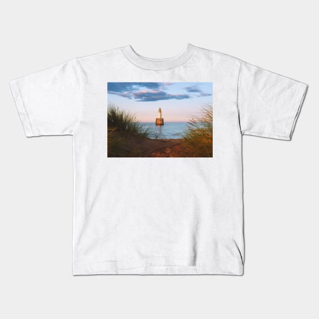 Rattray Head Lighthouse Kids T-Shirt by TMcG72